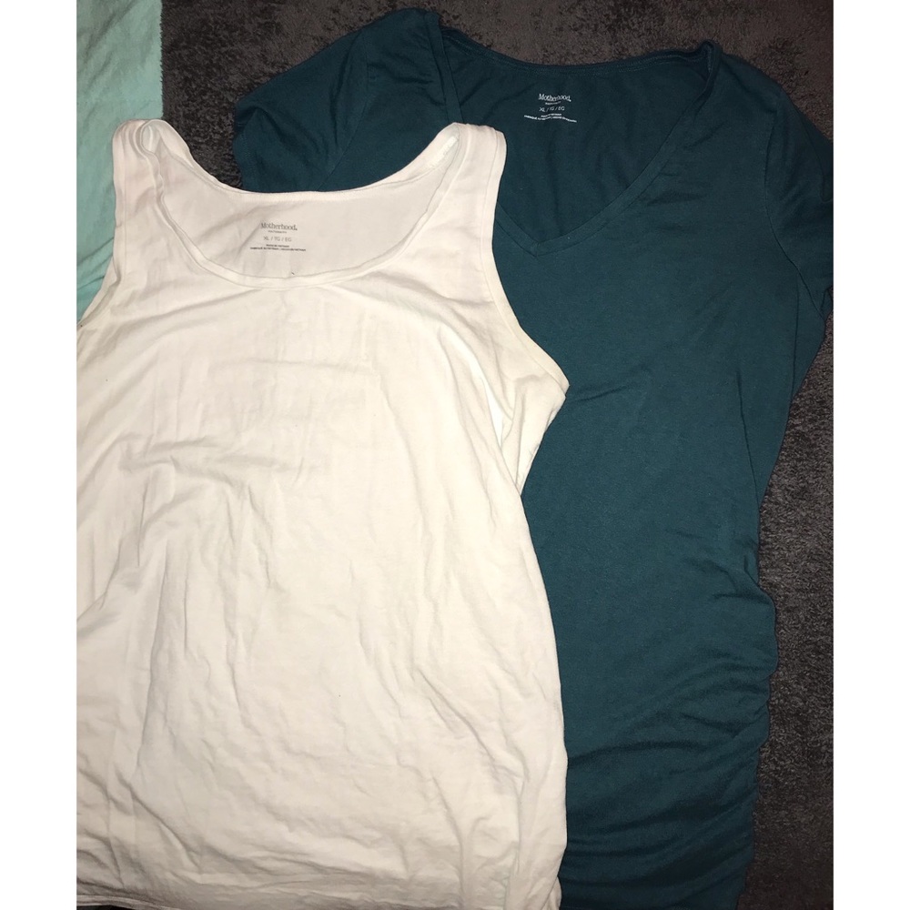 Tank Top + Teal T-shirt (Maternity)
